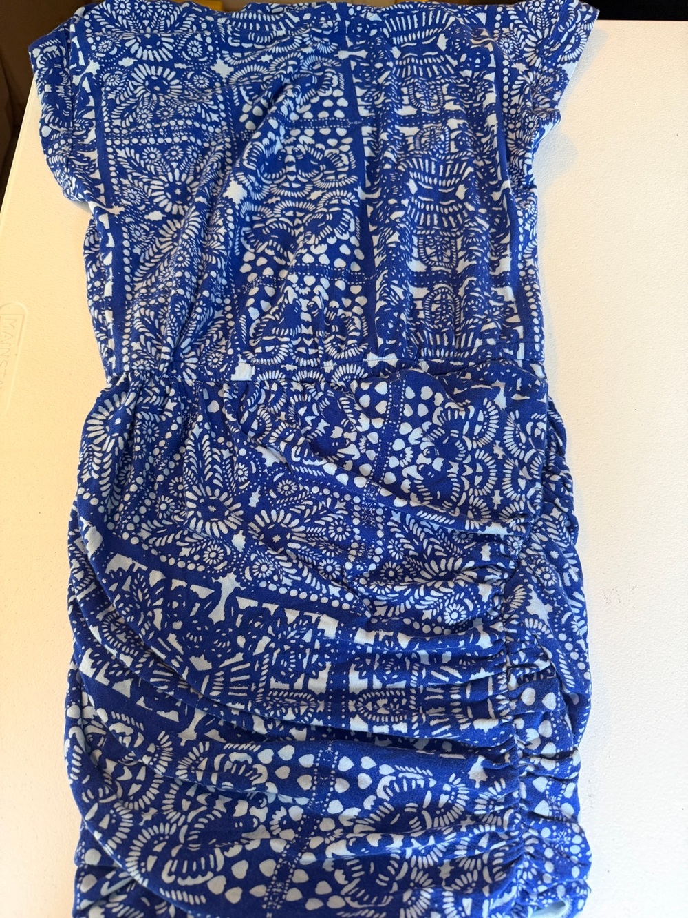 Tracy Reese Blue Patterned Women’s Dress